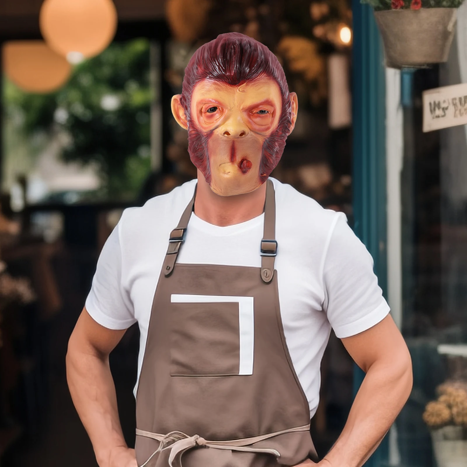 Funny Monkey Headgear Latex Full Face Mask Scary Halloween Party Prop Masquerade Costume Gift For Adults Kids
Funny Monkey Headgear Latex Full Face Mask Scary Halloween Party Prop Masquerade Costume Gift For Adults Kids