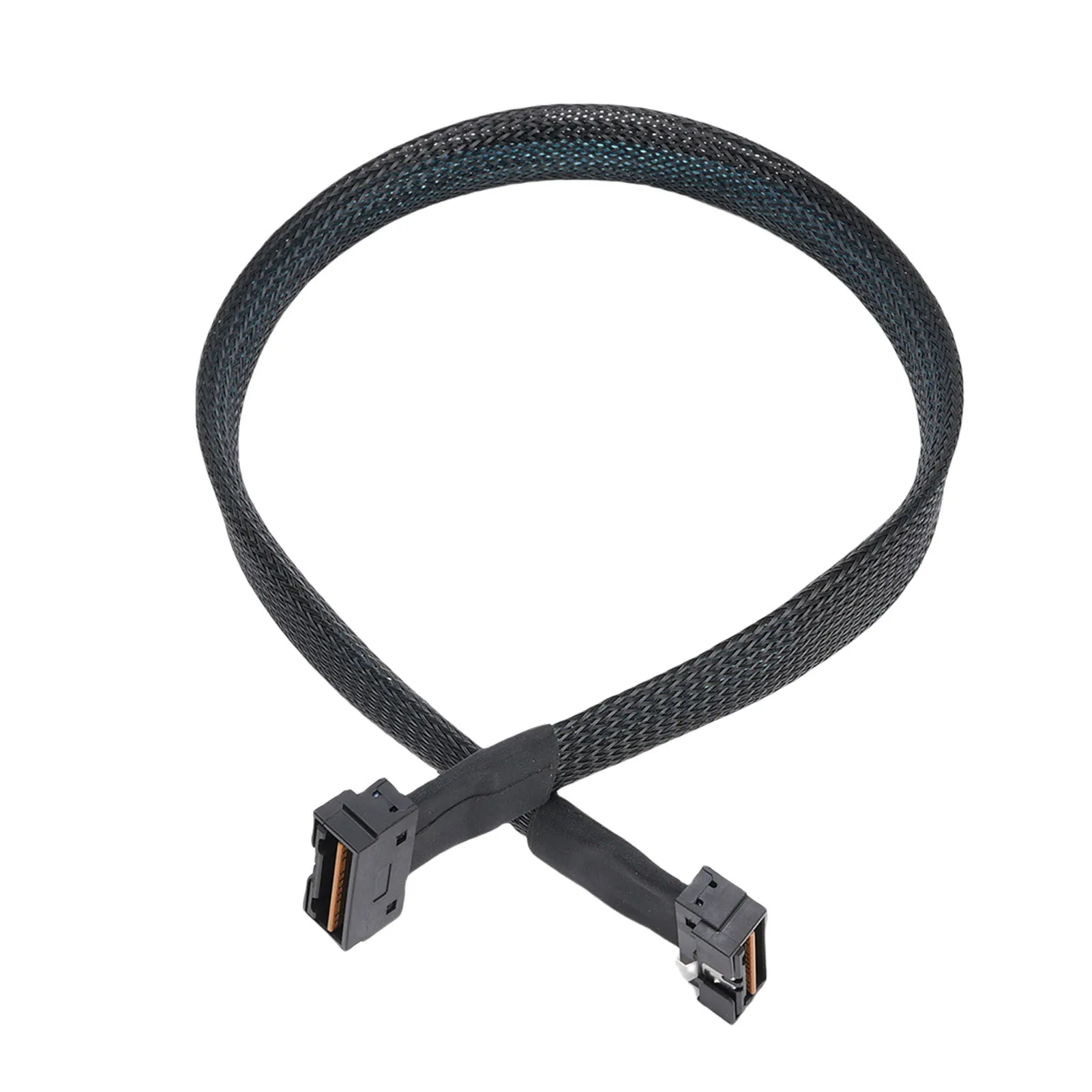 Server Data Cable 0.5m for Slim SAS SFF-8654 8x To SFF-8654 8x Cable 24Gbps Fast Speed for Server Data Center Cloud Computing
Server Data Cable 0.5m for Slim SAS SFF-8654 8x To SFF-8654 8x Cable 24Gbps Fast Speed for Server Data Center Cloud Computing