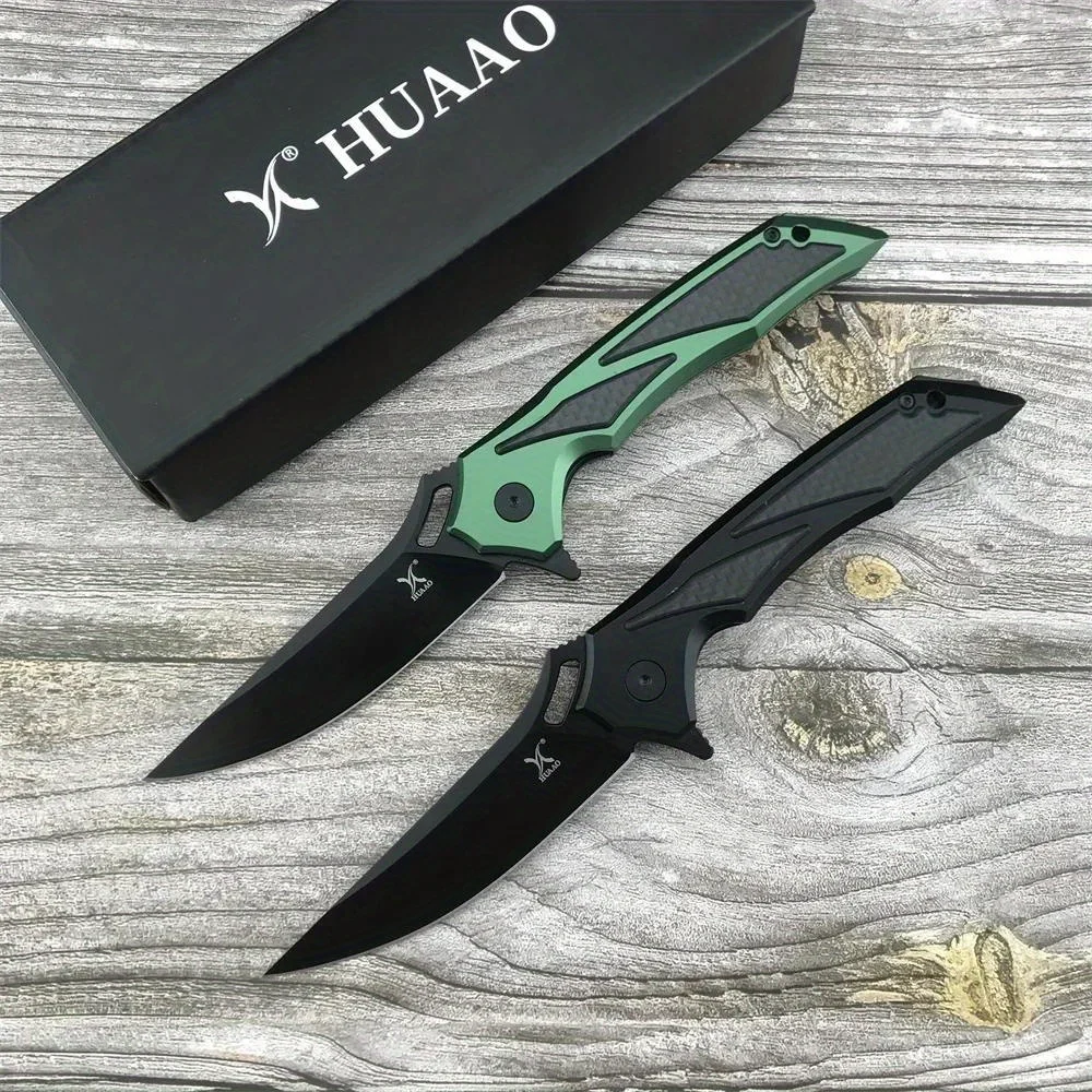 HUAAO GC003 Pocket Folding Knife D2 Steel Blade T6 Aluminum Carbon Fiber Handle Camping Outdoor Survival Multitools Knives
HUAAO GC003 Pocket Folding Knife D2 Steel Blade T6 Aluminum Carbon Fiber Handle Camping Outdoor Survival Multitools Knives