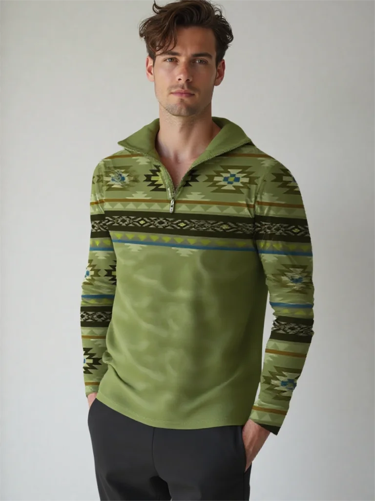 Fashion Stand Collar Men's Top Vintage Nation Streetwear Half Zip Long Sleeve Sweatshirts Fall Long Sleeve Pullover Men Clothing
Fashion Stand Collar Men's Top Vintage Nation Streetwear Half Zip Long Sleeve Sweatshirts Fall Long Sleeve Pullover Men Clothing