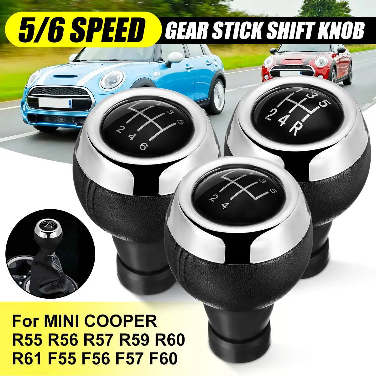 Ручка переключения передач для Mini Cooper R55 R56 R57 R58 R59 R60 R61 F54 F55 F56 F57
Ручка переключения передач для Mini Cooper R55 R56 R57 R58 R59 R60 R61 F54 F55 F56 F57