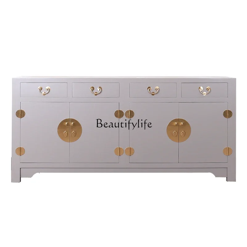 z.Modern Chinese solid wood retro paint simple porch cabinet decorative locker
z.Modern Chinese solid wood retro paint simple porch cabinet decorative locker