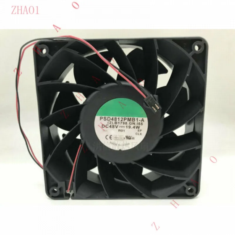 Z 1PC for Fan 12CM 2 pin cooling fan PSD4812PMB1-A DC 48V 19.4W 12038
Z 1PC for Fan 12CM 2 pin cooling fan PSD4812PMB1-A DC 48V 19.4W 12038