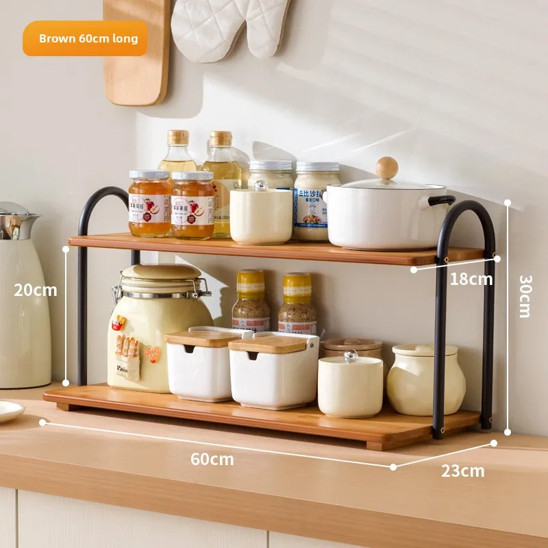 Durable Double-layer kitchen seasoning rack rack household seasoning salt tank multi-functional multi-layer storage rack
Durable Double-layer kitchen seasoning rack rack household seasoning salt tank multi-functional multi-layer storage rack