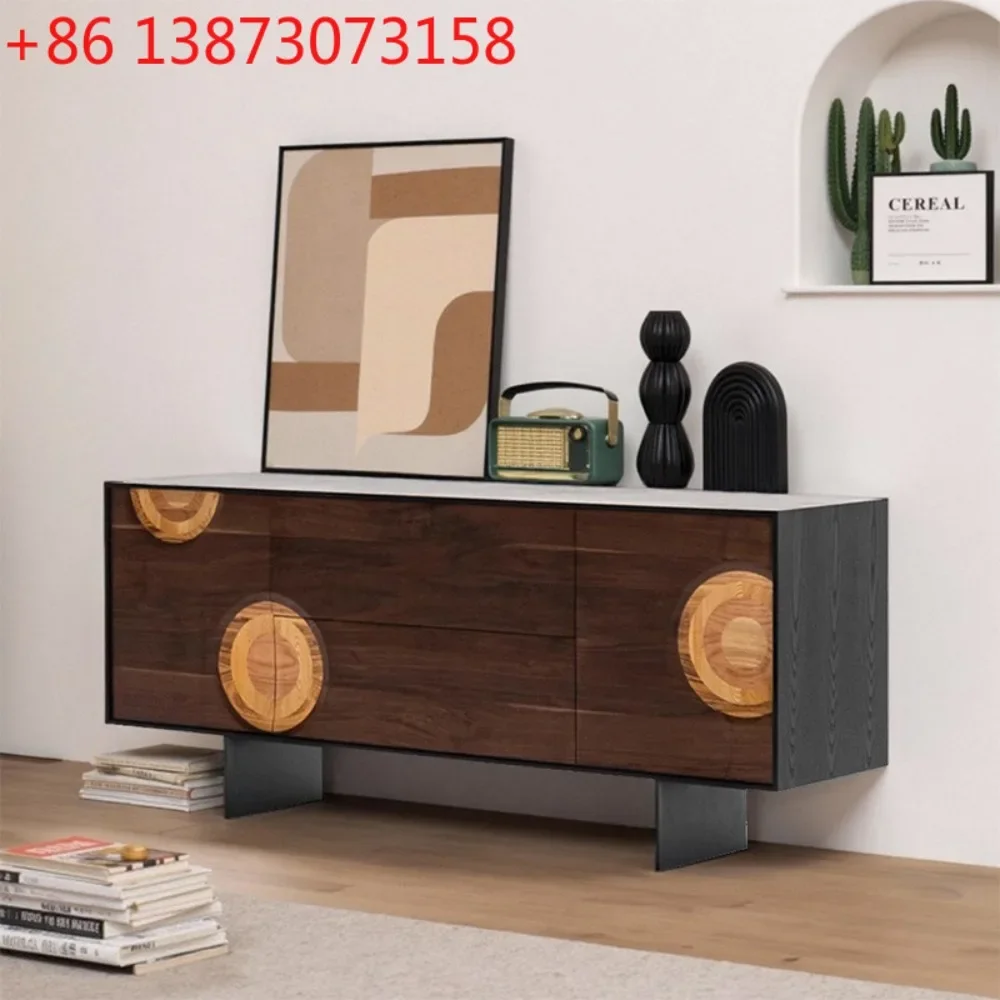 French retro solid wood dining side cabinet, household living room wall locker
French retro solid wood dining side cabinet, household living room wall locker