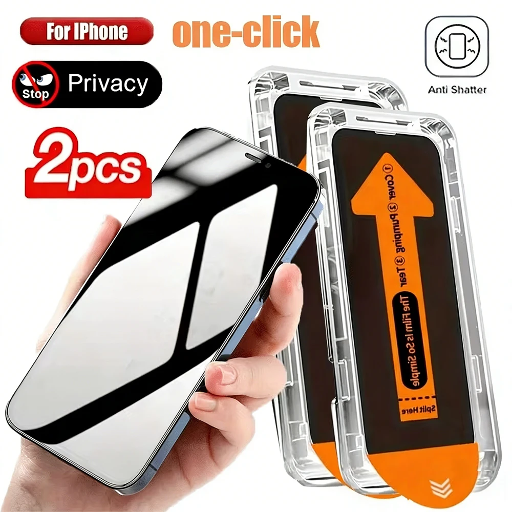 2Pcs Dust free Install Privacy Tempered Glass For iPhone 17e 17 Pro Max Air 16 15 14 13 11 12 X XS 7 8 Plus XR Screen Protector
2Pcs Dust free Install Privacy Tempered Glass For iPhone 17e 17 Pro Max Air 16 15 14 13 11 12 X XS 7 8 Plus XR Screen Protector