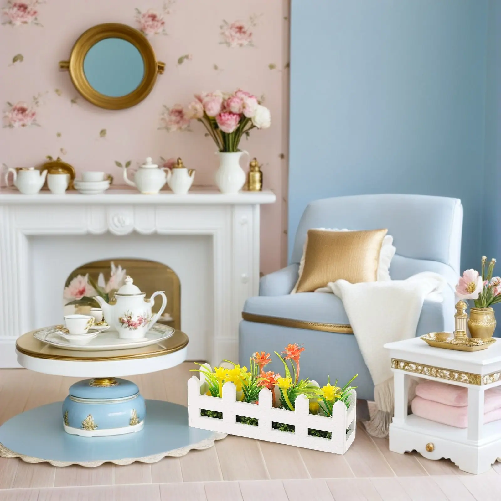 4Pcs Simulation Fence for Dollhouse Garden Mini Artificial Plants Wood Miniature Fence Accessories Fake Greenery Decor Craft Set
4Pcs Simulation Fence for Dollhouse Garden Mini Artificial Plants Wood Miniature Fence Accessories Fake Greenery Decor Craft Set