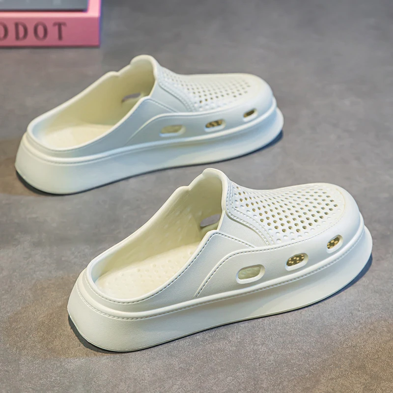 Men's Slip-On Slippers No-Back Hole Hole Shoes Summer Outdoor Wear Anti-Slip Office Replacement Shoes Comfortable Resin Material
Men's Slip-On Slippers No-Back Hole Hole Shoes Summer Outdoor Wear Anti-Slip Office Replacement Shoes Comfortable Resin Material