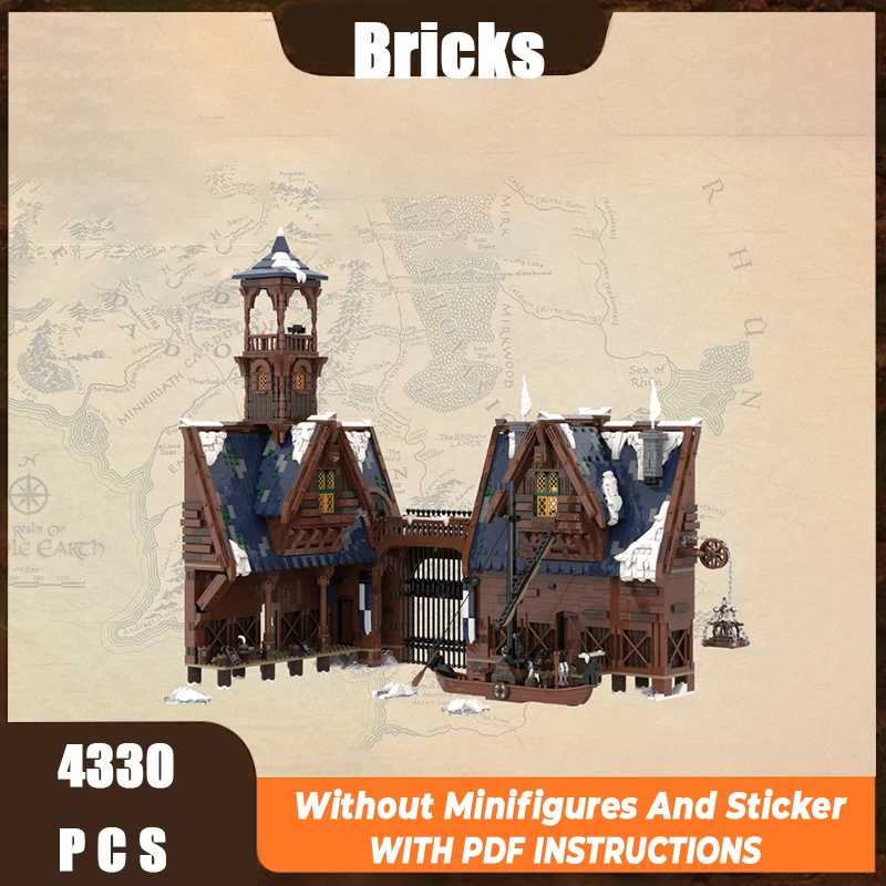 Exquisite New Product MOC Building Blocks Ring Scene Model Esgaros - Toll Station Technology Modular Children's Toy DIY Assembly
Exquisite New Product MOC Building Blocks Ring Scene Model Esgaros - Toll Station Technology Modular Children's Toy DIY Assembly