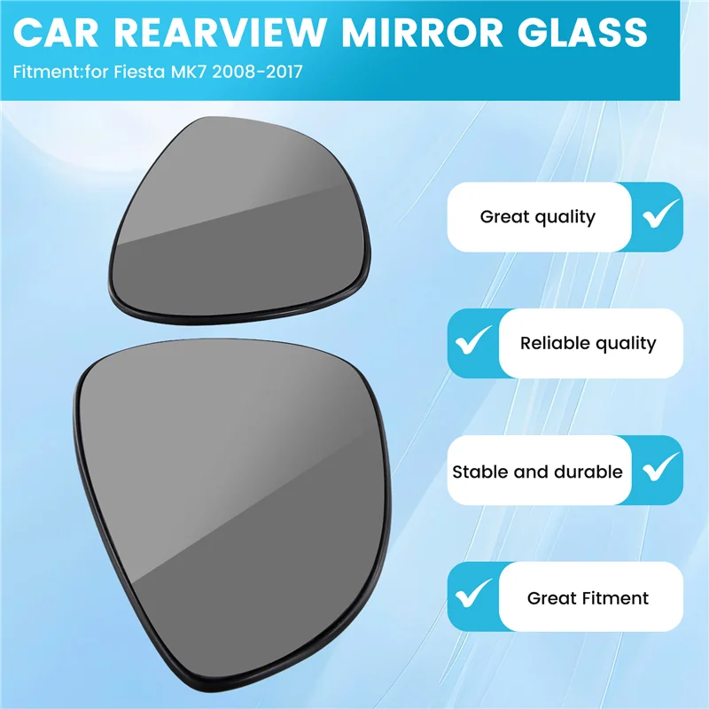 A80X-Car Rearview Mirror Glass With Heating Door Mirror Glass For Ford Fiesta MK7 2008-2017
A80X-Car Rearview Mirror Glass With Heating Door Mirror Glass For Ford Fiesta MK7 2008-2017