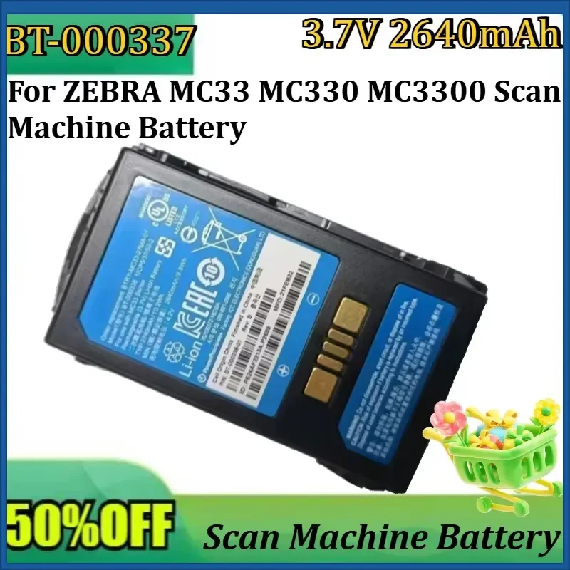 New BT-000337 3.7V 2640mAh High Quality Battery for ZEBRA MC33 MC330 MC3300 Scan Machine Battery
New BT-000337 3.7V 2640mAh High Quality Battery for ZEBRA MC33 MC330 MC3300 Scan Machine Battery