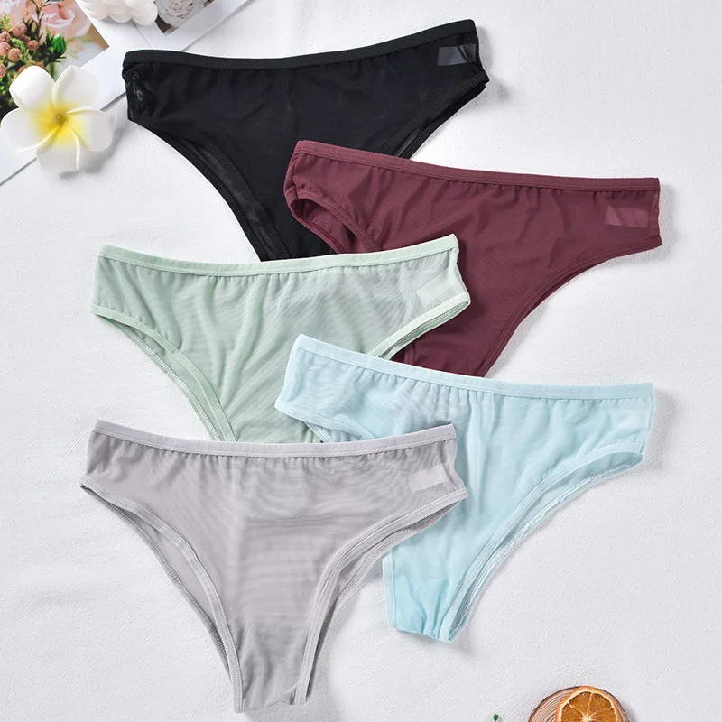 Sexy Mesh See-through Thongs Women Panties Ultra-thin Breathable Panties Seamless Comfortable Thongs Sexy Transparent Underwear
Sexy Mesh See-through Thongs Women Panties Ultra-thin Breathable Panties Seamless Comfortable Thongs Sexy Transparent Underwear