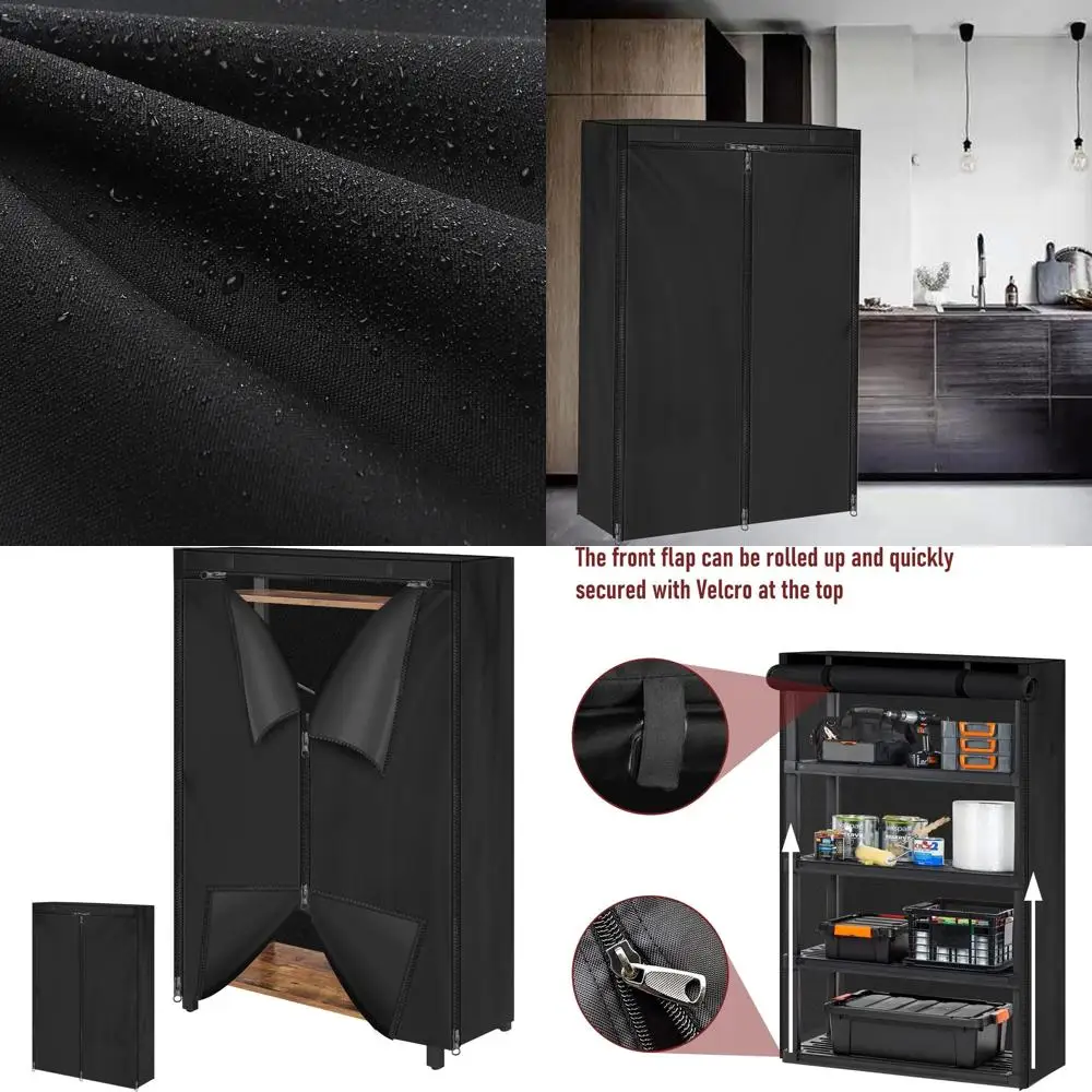 Waterproof Outdoor/Indoor Storage Rack Cover, 48 Deep x 18 Wide x 72 High, Dustproof Shelves Protector
Waterproof Outdoor/Indoor Storage Rack Cover, 48 Deep x 18 Wide x 72 High, Dustproof Shelves Protector