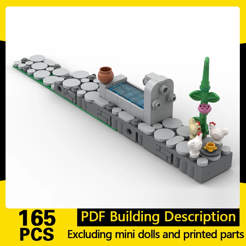 Medieval Castle Model MOC Building Bricks Street Row Fountain Alley Modular Technology Gifts Holiday Assemble Children Toys Suit
Medieval Castle Model MOC Building Bricks Street Row Fountain Alley Modular Technology Gifts Holiday Assemble Children Toys Suit