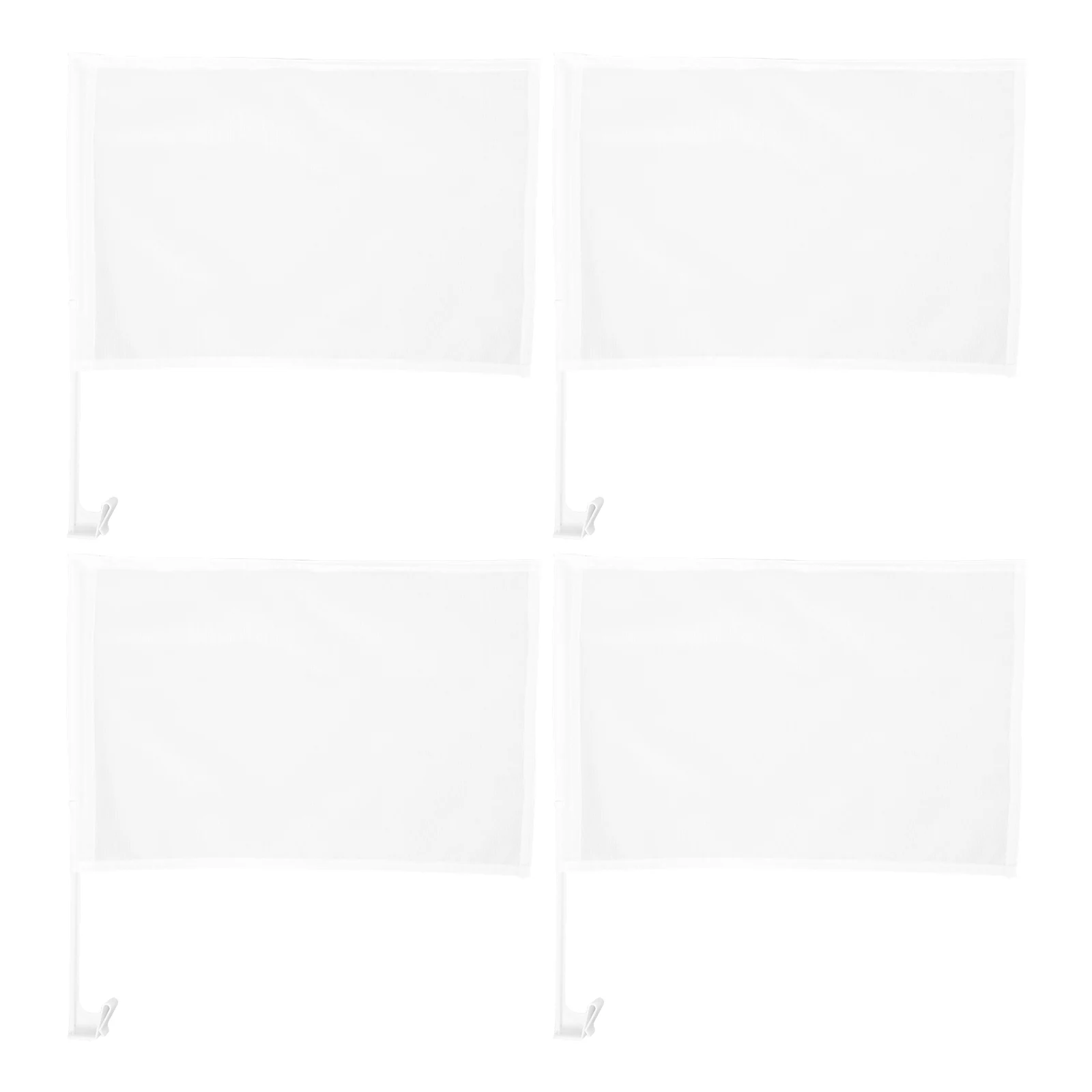 4pcs Car Decoration Flags White Plain Blank Race Flags for Parade Window DIY Personalized Car Accessories Stylish Design
4pcs Car Decoration Flags White Plain Blank Race Flags for Parade Window DIY Personalized Car Accessories Stylish Design
