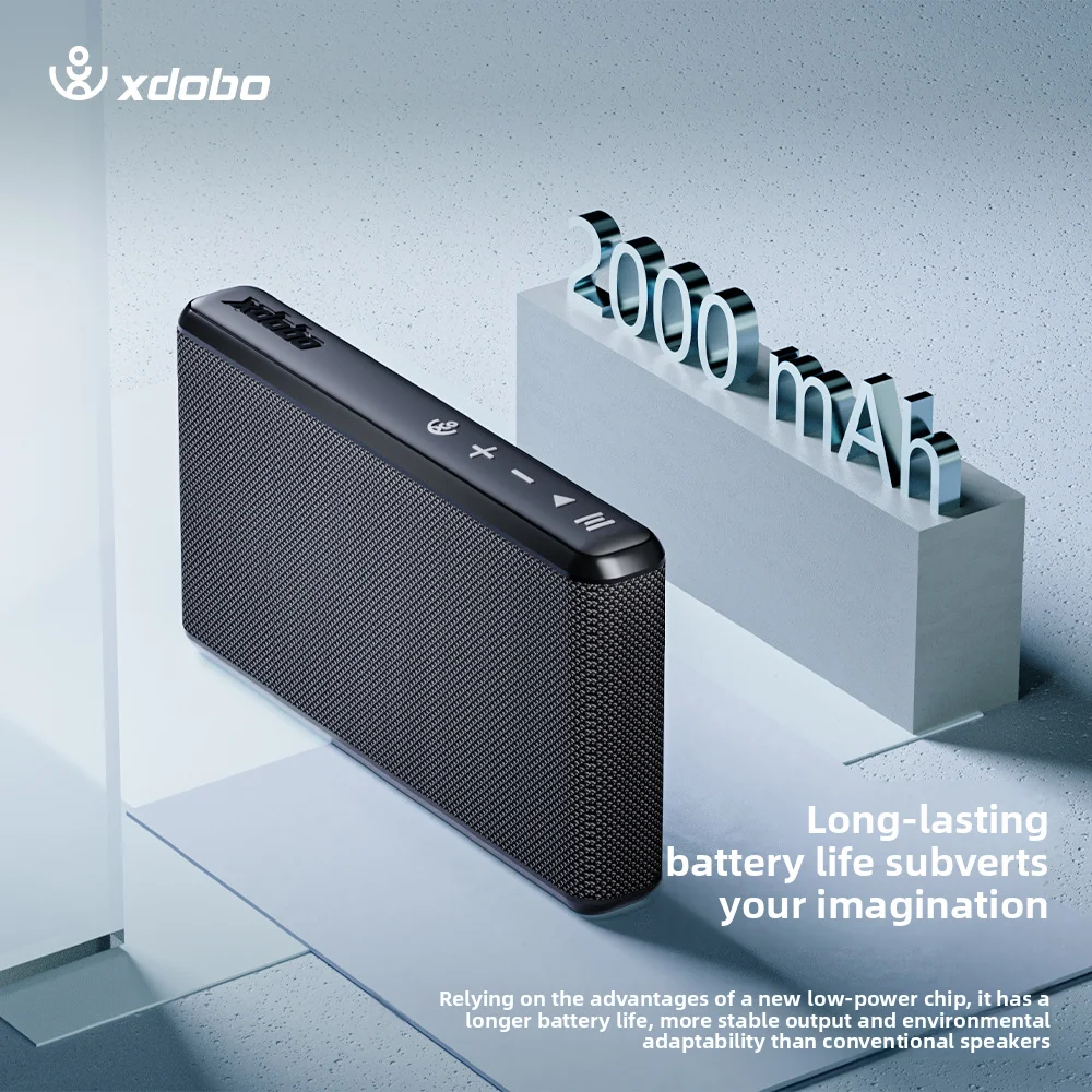 Portable Bluetooth Speaker Outdoor Waterproof Column Wireless Ultra-thin Stereo Sound System Support TF Card Playback 2000mAh
Portable Bluetooth Speaker Outdoor Waterproof Column Wireless Ultra-thin Stereo Sound System Support TF Card Playback 2000mAh