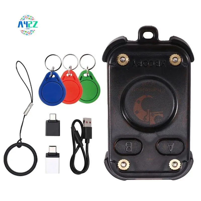 A42Z-Chameleon V2.0 RFID Smart Chip Reader Emulator NFC Duplicator 125K 13.56Mhz Card Decode Chameleon Ultra+3XCUID Keychain
A42Z-Chameleon V2.0 RFID Smart Chip Reader Emulator NFC Duplicator 125K 13.56Mhz Card Decode Chameleon Ultra+3XCUID Keychain