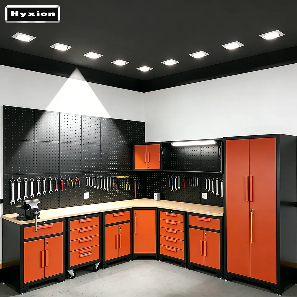 Gray Wood Worktop 18 Piece Garage Cabinet Set Heavy Duty Steel Workshop Garage Storage System Garage Storage Cabinet Workbench
Gray Wood Worktop 18 Piece Garage Cabinet Set Heavy Duty Steel Workshop Garage Storage System Garage Storage Cabinet Workbench