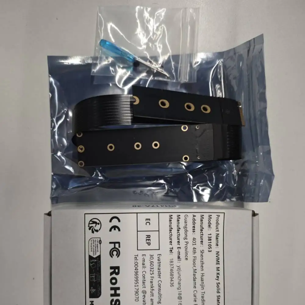 M.2 NVME NGFF M-Key SSD Extension Cable M.2 NVMe SSD Extension Cable Solid Drive Riser Card for M.2 2230 2242 2260 2280 SSD
M.2 NVME NGFF M-Key SSD Extension Cable M.2 NVMe SSD Extension Cable Solid Drive Riser Card for M.2 2230 2242 2260 2280 SSD