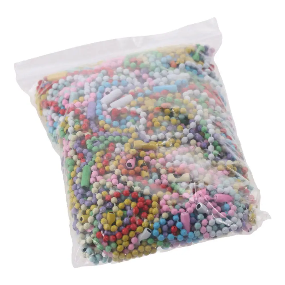 Jewelry Ornament Colored Colored Bead Keychain Metal Colored Chains Necklace Connector Jewelry Tag
Jewelry Ornament Colored Colored Bead Keychain Metal Colored Chains Necklace Connector Jewelry Tag