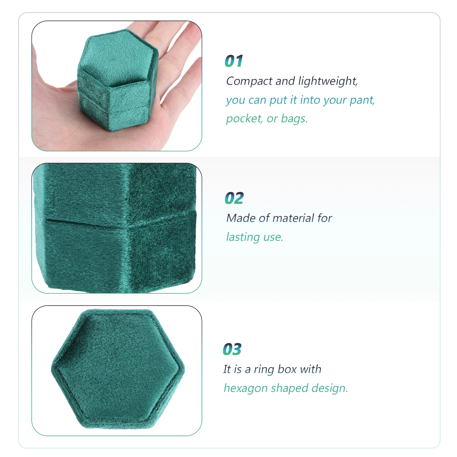 ring box Hexagon shaped ring box ring storage case gift holder wedding ring holder engagement ring storage case
ring box Hexagon shaped ring box ring storage case gift holder wedding ring holder engagement ring storage case