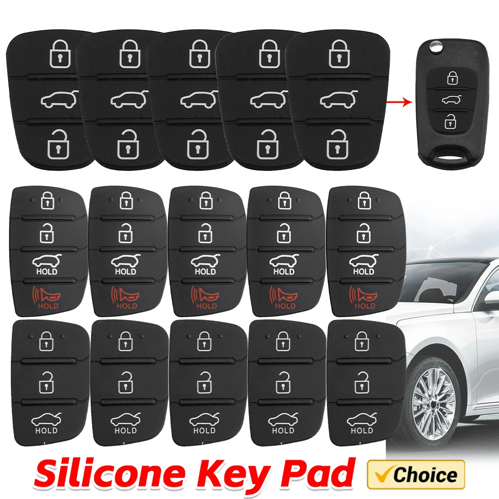 Replacement 3 Buttons Rubber Pad for Hyundai Kia Flip Car Remote Key Shell Case Silica Gel Letters/No Letters 45*28*1mm
Replacement 3 Buttons Rubber Pad for Hyundai Kia Flip Car Remote Key Shell Case Silica Gel Letters/No Letters 45*28*1mm