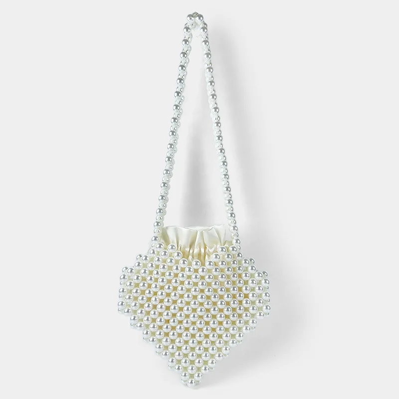 Summer New French Style Ladies' Pearl Handbag Handmade Beaded Shoulder Bag Finished Love Small Bag
Summer New French Style Ladies' Pearl Handbag Handmade Beaded Shoulder Bag Finished Love Small Bag