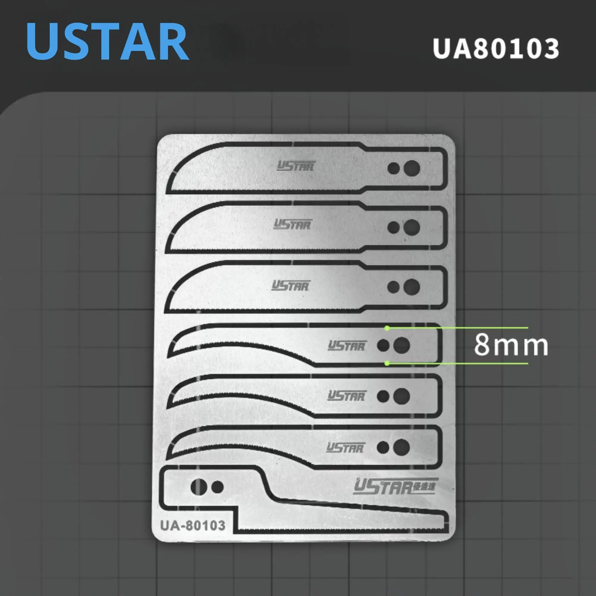 Модель U-Star, траветочное лезвие, серия пильных полотен, несколько типов для Gundam, военная модель, смоляная часть, инструменты для модификации «сделай сам», детализации
Модель U-Star, траветочное лезвие, серия пильных полотен, несколько типов для Gundam, военная модель, смоляная часть, инструменты для модификации «сделай сам», детализации