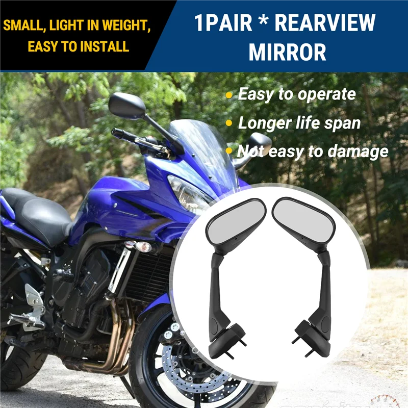 Motorcycle Rearview Mirror Side Mirrors For FZ1 Fazer 2007 2008 2009 2010 2011 2012 2013-A14Z
Motorcycle Rearview Mirror Side Mirrors For FZ1 Fazer 2007 2008 2009 2010 2011 2012 2013-A14Z