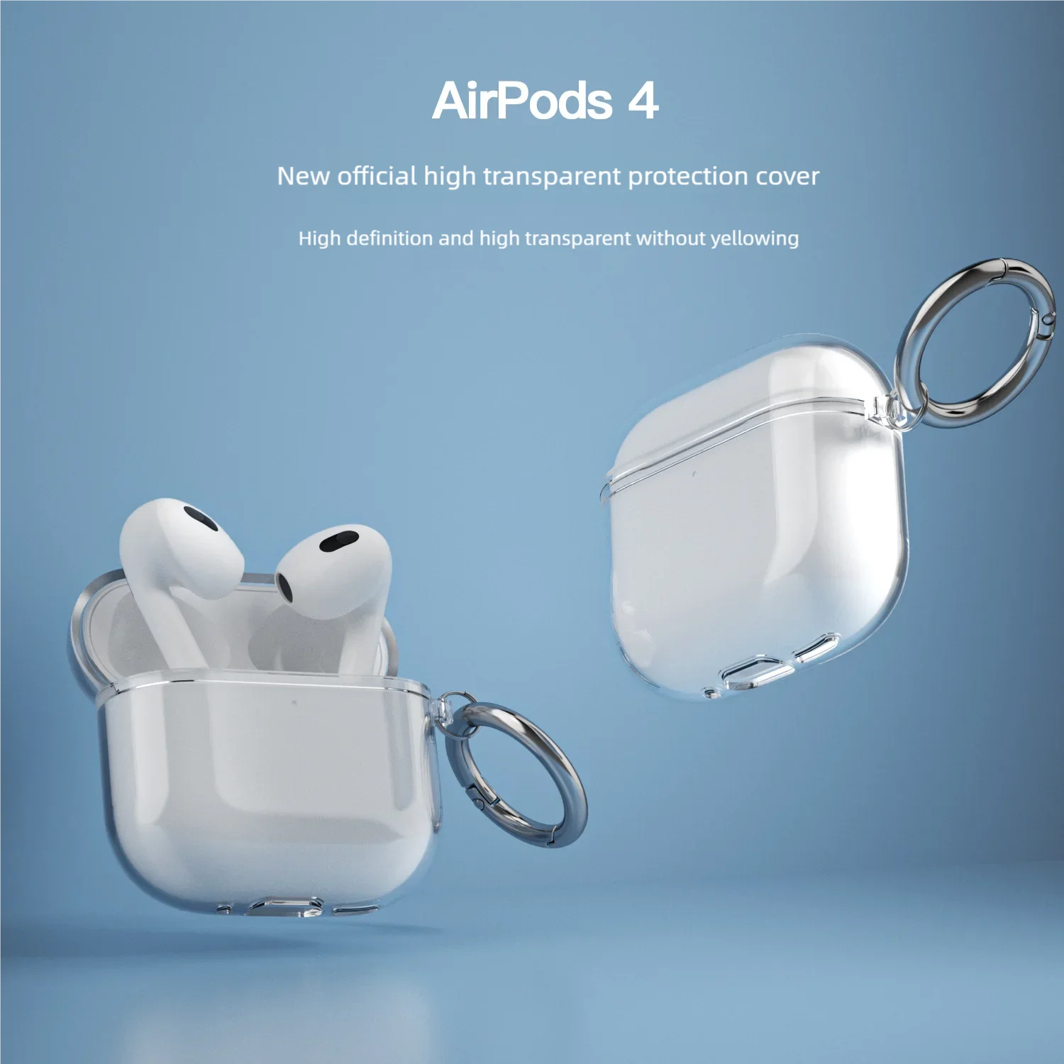 New For Airpods 4 Case TPU Transparent Soft Wireless Bluetooth Headphones Case For Apple Airpods 4 Gen Earphone Protector Cover
New For Airpods 4 Case TPU Transparent Soft Wireless Bluetooth Headphones Case For Apple Airpods 4 Gen Earphone Protector Cover