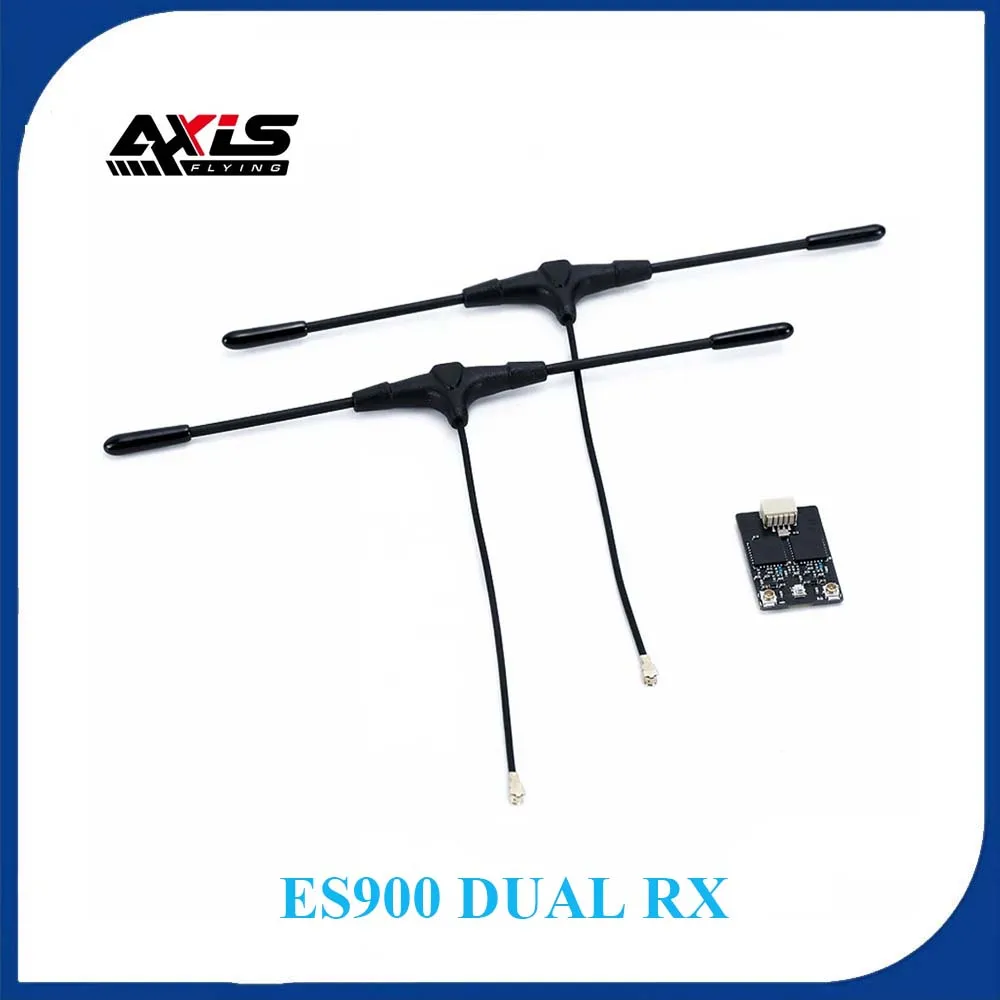 Axisflying ES900 Dual RX ELRS Diversity Receiver 915MHz 868MHz with Built-in TCXO for RC Airplane FPV Long Range Drone
Axisflying ES900 Dual RX ELRS Diversity Receiver 915MHz 868MHz with Built-in TCXO for RC Airplane FPV Long Range Drone