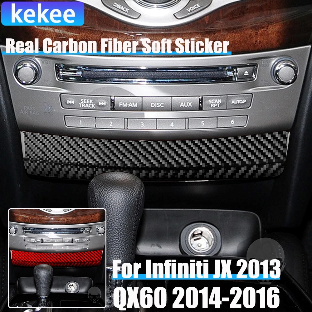 Real Carbon Fiber Car Accessories Center Console Storage Panel Trim Cover Soft Sticker For Infiniti JX 2013 QX60 2014 2015 2016
Real Carbon Fiber Car Accessories Center Console Storage Panel Trim Cover Soft Sticker For Infiniti JX 2013 QX60 2014 2015 2016