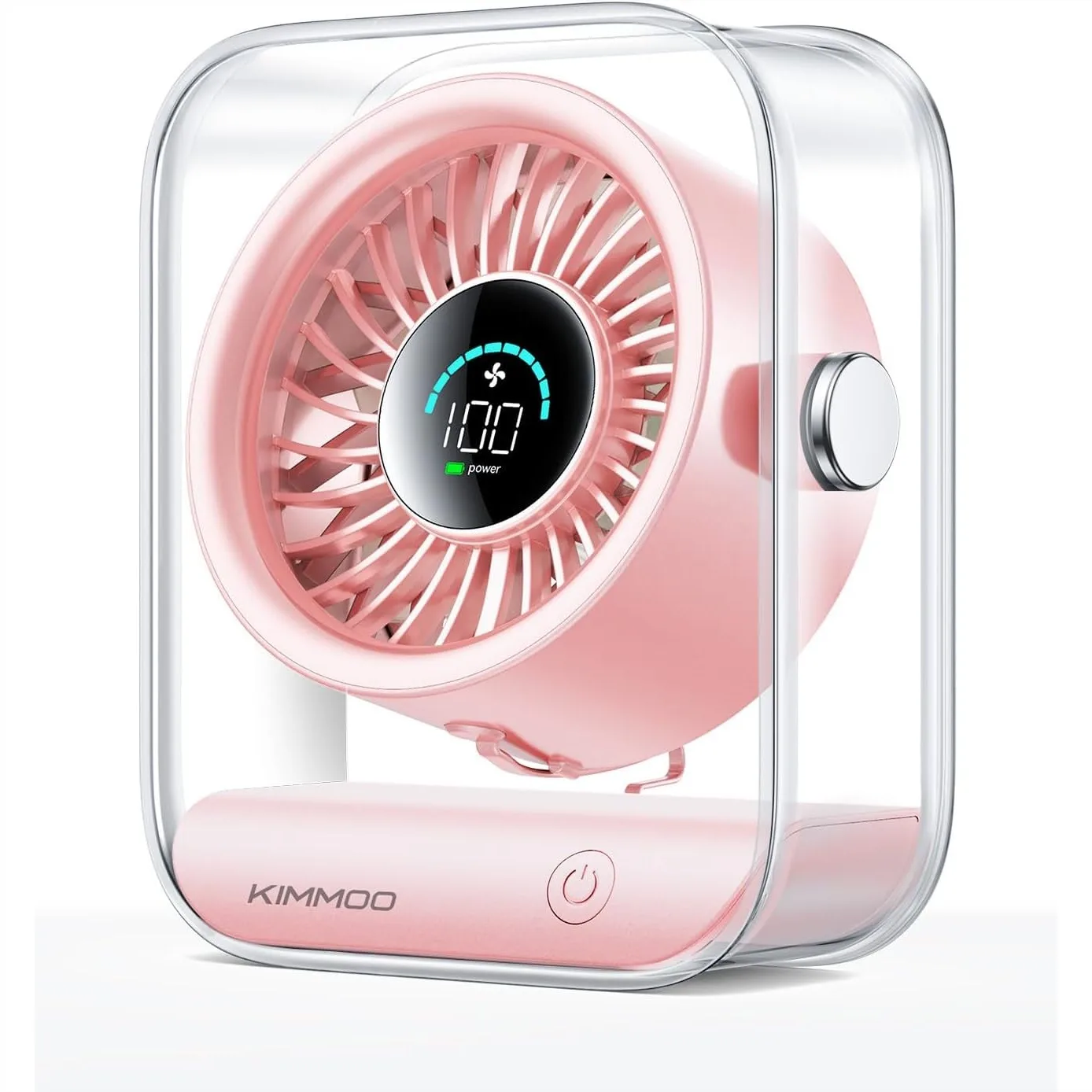 Rechargeable USB Desk Fan, Quiet Table Fan with Turbo Airflow, 100 Speeds, Digital Display, 90° Rotating, Small Battery Desktop
Rechargeable USB Desk Fan, Quiet Table Fan with Turbo Airflow, 100 Speeds, Digital Display, 90° Rotating, Small Battery Desktop