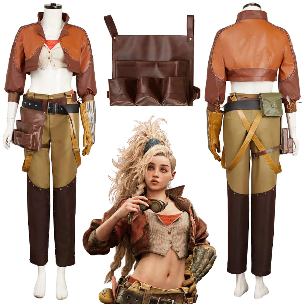 Game Hunter Of Monster Wilds Gemma Cosplay Costume Jacket Pants Waistbag Outfit Hallowmas Party Uniform Carnival Role Play Suits
Game Hunter Of Monster Wilds Gemma Cosplay Costume Jacket Pants Waistbag Outfit Hallowmas Party Uniform Carnival Role Play Suits