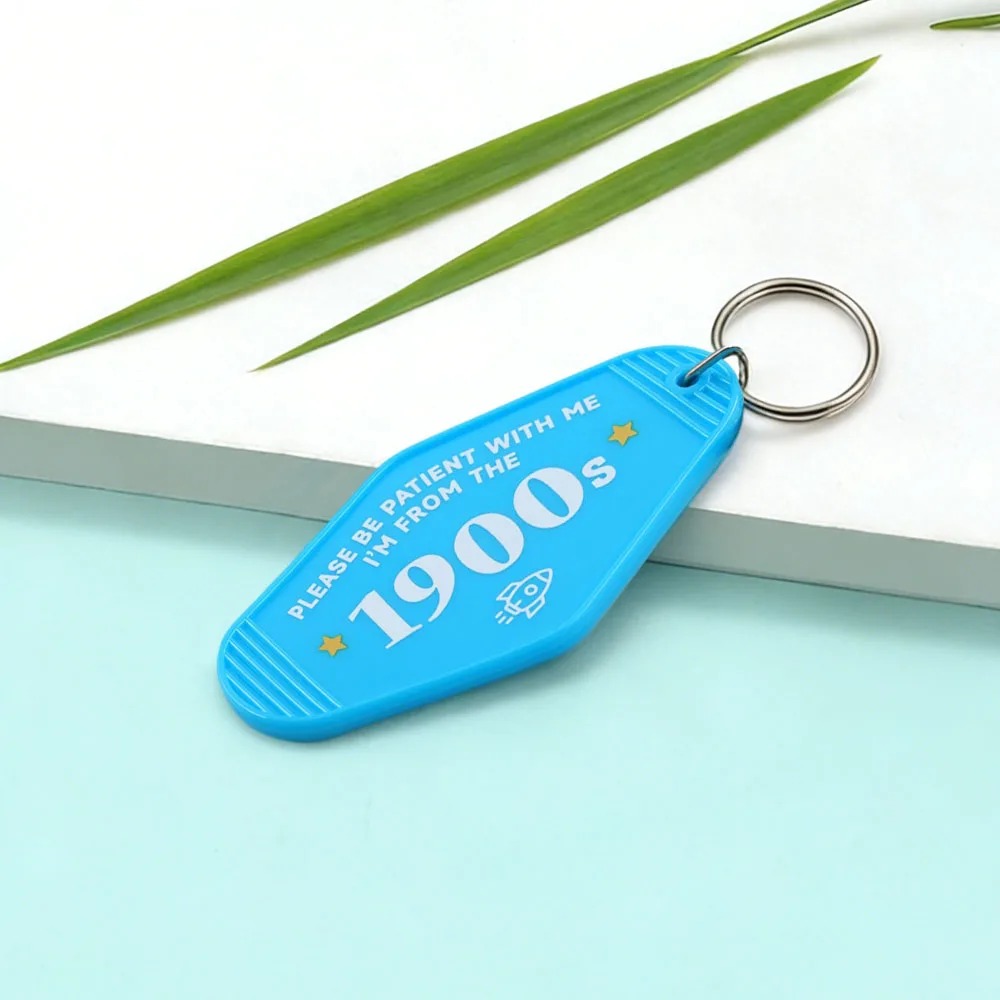 Please Be Patient I'M From The 1900s Retro Motel Keychain Rocket Star Keyring Perfect For Bags Fun Accessories And Humorous Gift
Please Be Patient I'M From The 1900s Retro Motel Keychain Rocket Star Keyring Perfect For Bags Fun Accessories And Humorous Gift