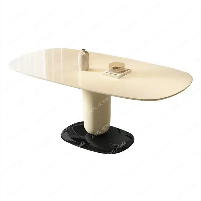 Oval Solid Wood Dining Tables and Chairs Set Household Minimalist Chinese Ancient Style Full Paint Dining Table
Oval Solid Wood Dining Tables and Chairs Set Household Minimalist Chinese Ancient Style Full Paint Dining Table