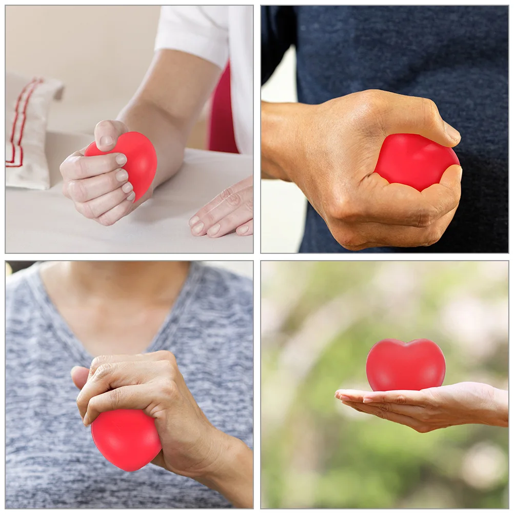 4pcs Heart Shaped PU Grip Ball Hand Therapy Finger Trainer Rehabilitation Equipment Seniors Gift Red Color Hand
4pcs Heart Shaped PU Grip Ball Hand Therapy Finger Trainer Rehabilitation Equipment Seniors Gift Red Color Hand