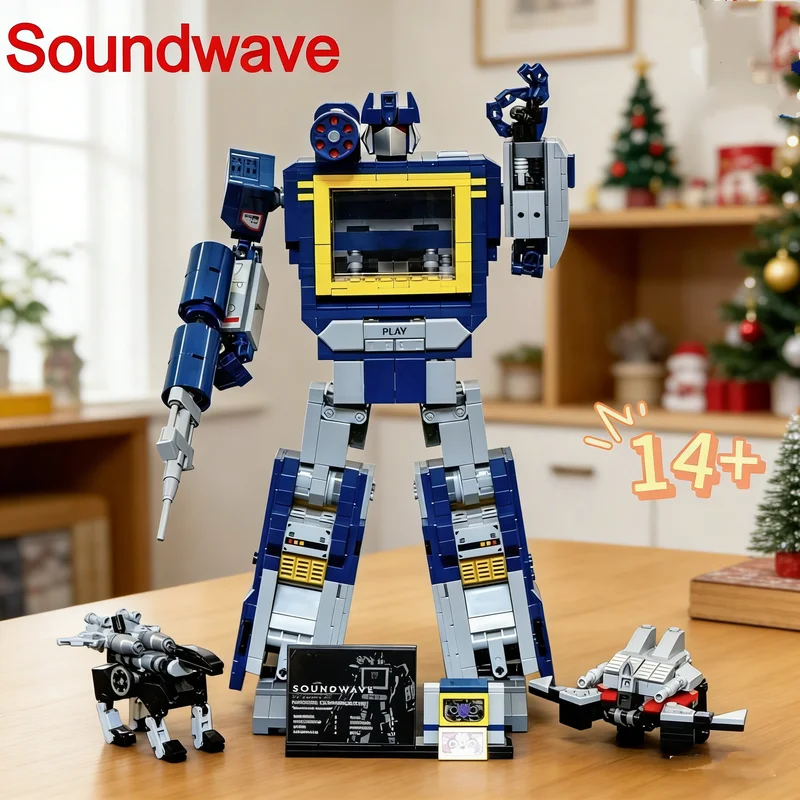 2026 Robot Soundwave 10358 1505pcs Transform G1 Decepticons Recorder Blue Truck Building Blocks Model Toy Birthday Gifts
2026 Robot Soundwave 10358 1505pcs Transform G1 Decepticons Recorder Blue Truck Building Blocks Model Toy Birthday Gifts