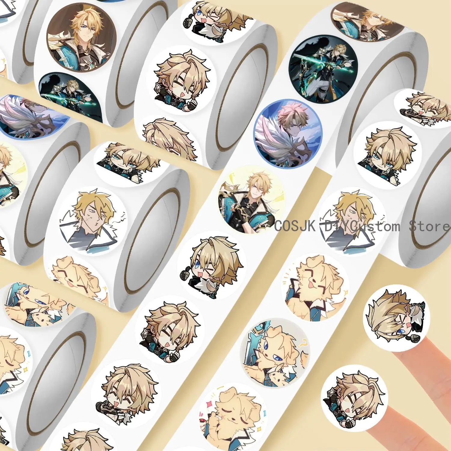 500Pc/Roll Anime Varka Genshin Impact Q Version Stickers DIY Laptop Envelope Scrapbook Car Motorcycle Decal Student Gift
500Pc/Roll Anime Varka Genshin Impact Q Version Stickers DIY Laptop Envelope Scrapbook Car Motorcycle Decal Student Gift