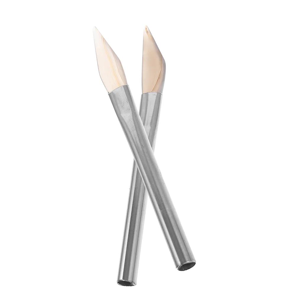 2 Pcs Polishing Knife Jewelry Burnishing Tool Agate Burnisher for Smoothing Craft Supply
2 Pcs Polishing Knife Jewelry Burnishing Tool Agate Burnisher for Smoothing Craft Supply