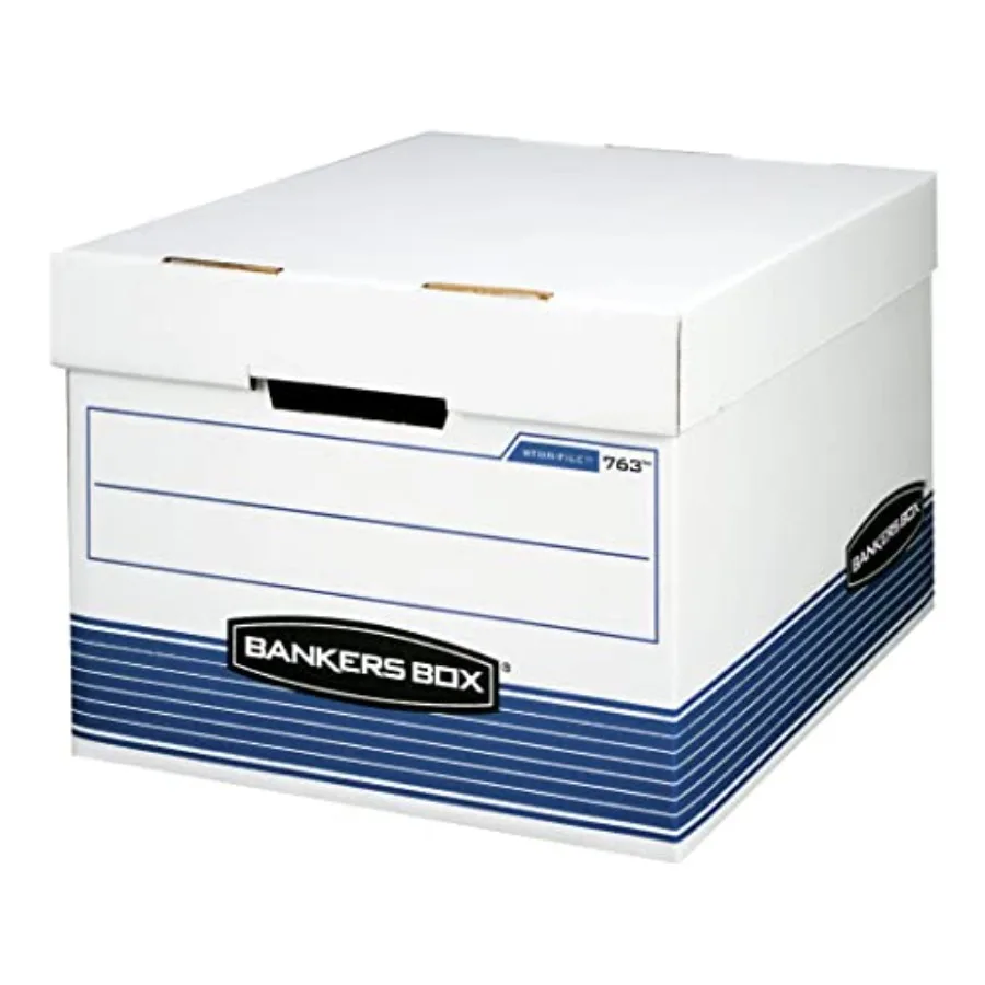 20-Pack Medium Duty File Storage Boxes with Lids FastFold Assembly Letter/Legal STOR
20-Pack Medium Duty File Storage Boxes with Lids FastFold Assembly Letter/Legal STOR