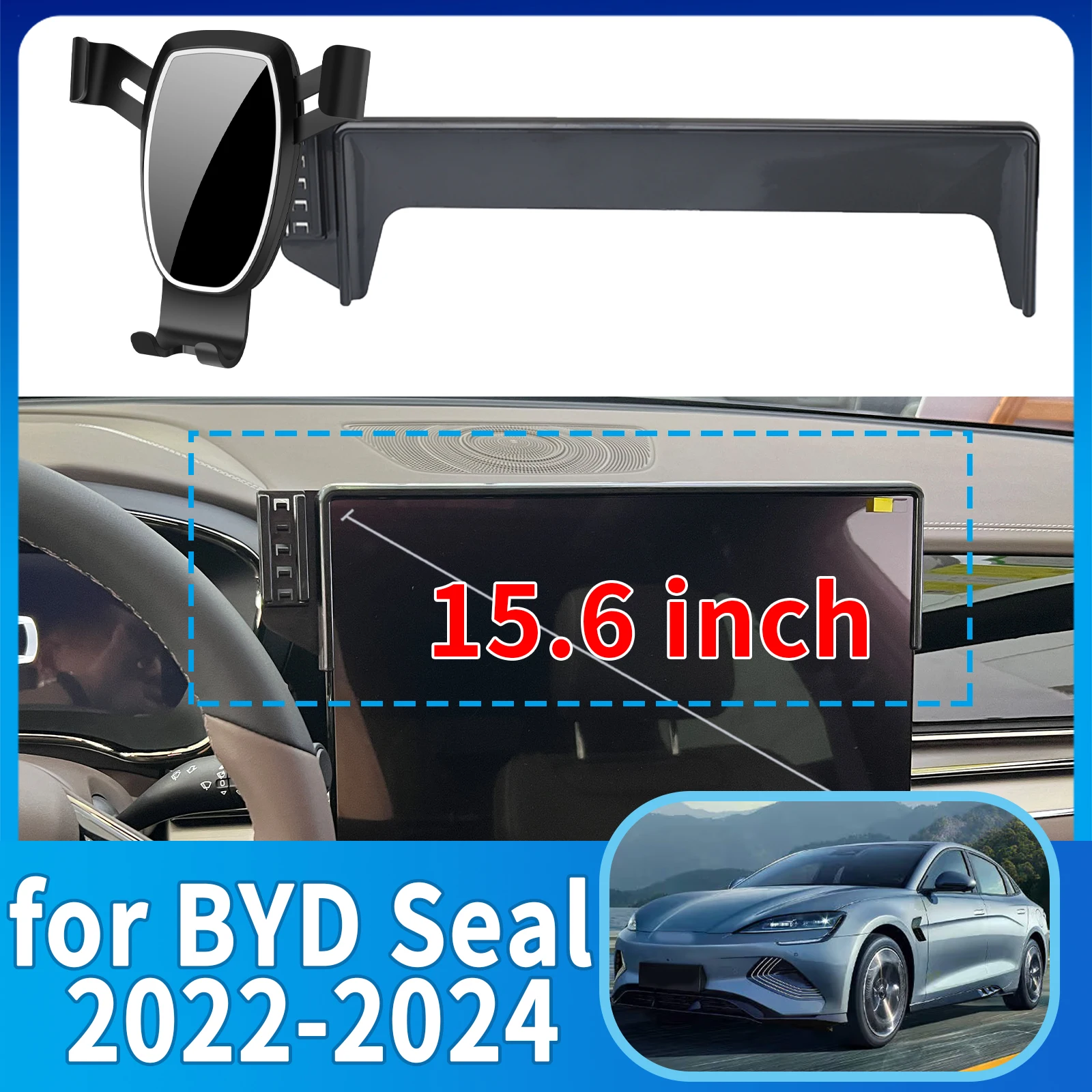 fit for BYD Seal 2022 2023 2024 15.6inch Anti-Shake Screen Base Phone Holder Mount Stand Dedicated Car accessoires
fit for BYD Seal 2022 2023 2024 15.6inch Anti-Shake Screen Base Phone Holder Mount Stand Dedicated Car accessoires