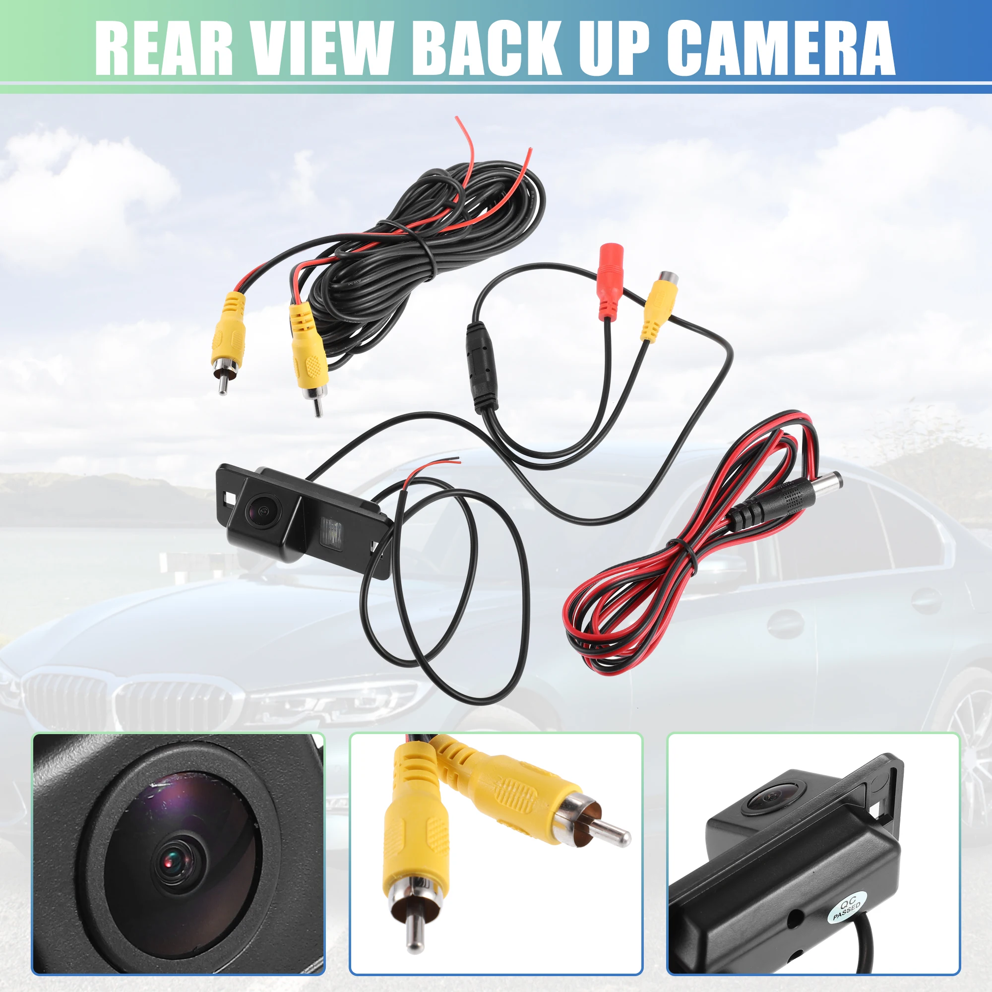 UXCELL 1 Set Rear View Back Up Camera Rear Park Assist Reverse Camera for BMW 3 Series 315 318 320 323 325
UXCELL 1 Set Rear View Back Up Camera Rear Park Assist Reverse Camera for BMW 3 Series 315 318 320 323 325