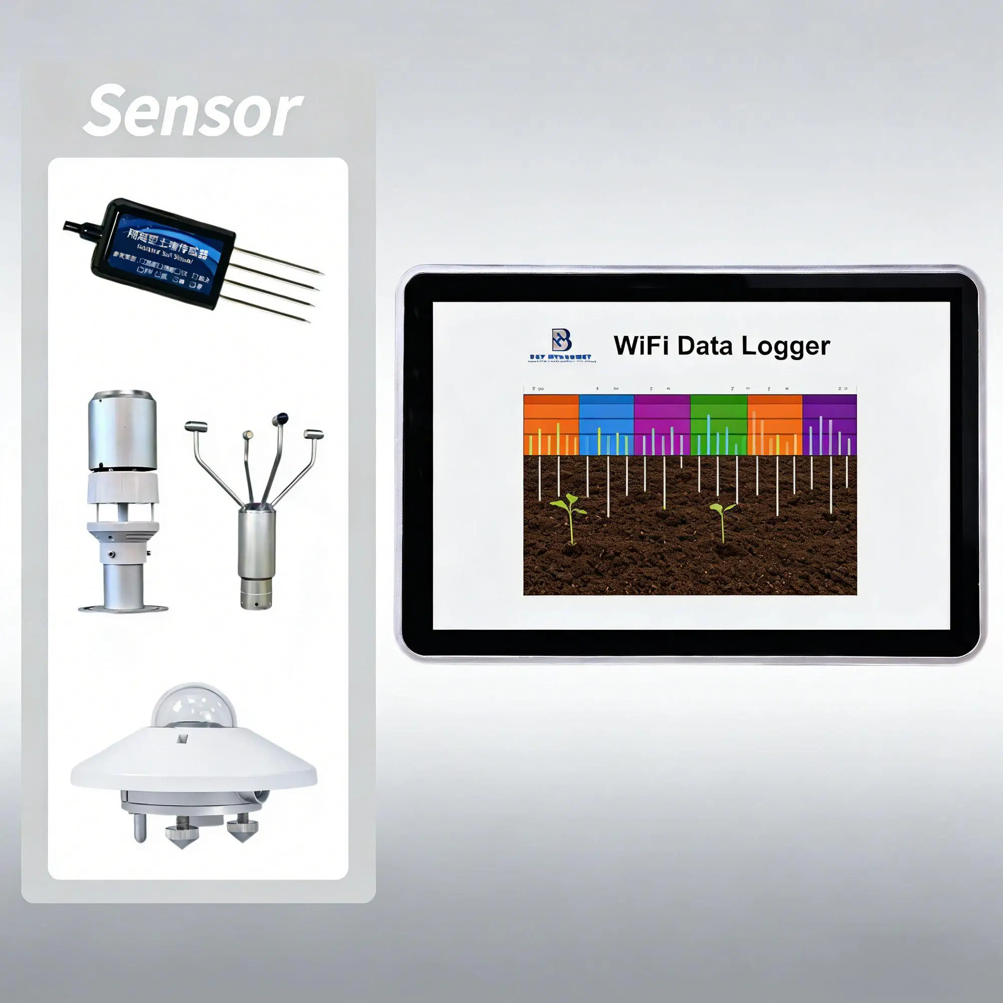 2026 High Quality BGT Wireless Touchscreen Terminal for Soil Sensor Monitoring with WiFi and Multi-Parameter Display Data Logger
2026 High Quality BGT Wireless Touchscreen Terminal for Soil Sensor Monitoring with WiFi and Multi-Parameter Display Data Logger