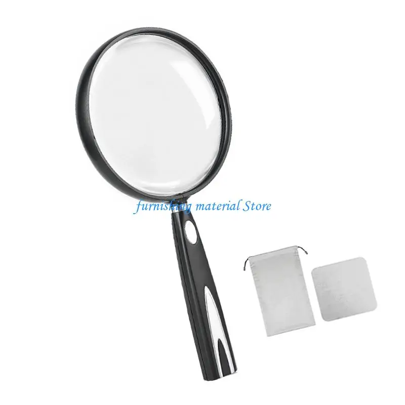 Y5GD Handheld 2 Time/1.5 Time Magnifier Shatterproof Lens Nonslip Grip Excellent for Reading Close Work Nature Hobbies by Adults
Y5GD Handheld 2 Time/1.5 Time Magnifier Shatterproof Lens Nonslip Grip Excellent for Reading Close Work Nature Hobbies by Adults