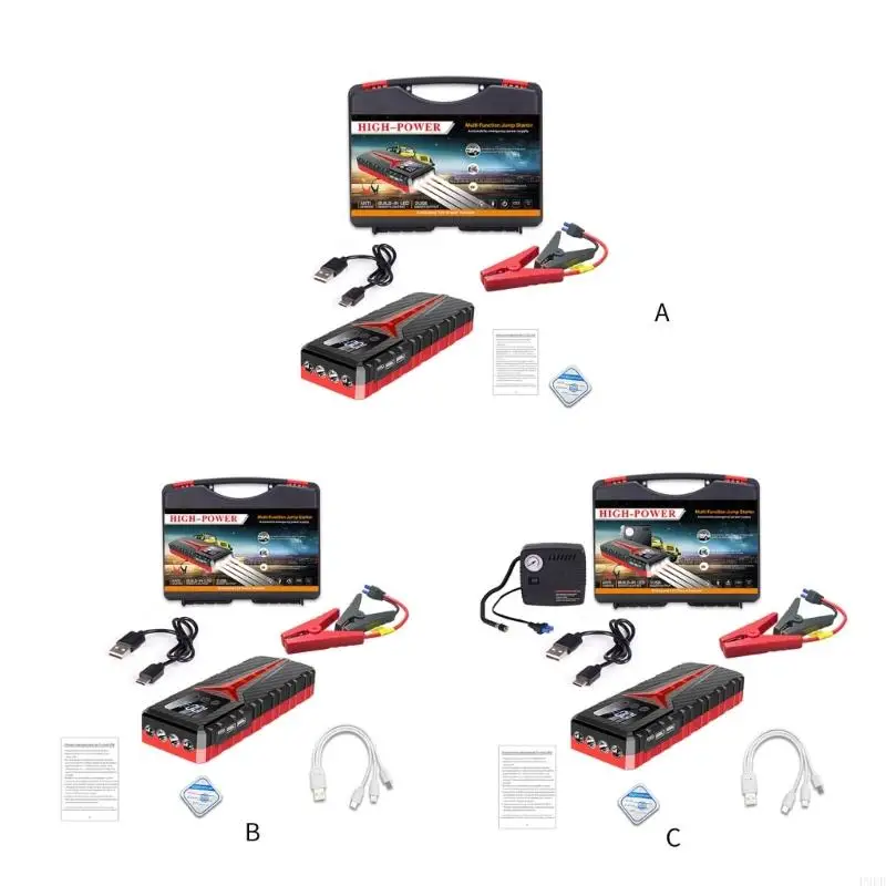 Power Bank 229800 mAh Jump Starter Портативное зарядное устройство Автомобильные усилители 12 В Автоматическое запускное устройство Автомобильный аккумулятор Стартер
Power Bank 229800 mAh Jump Starter Портативное зарядное устройство Автомобильные усилители 12 В Автоматическое запускное устройство Автомобильный аккумулятор Стартер