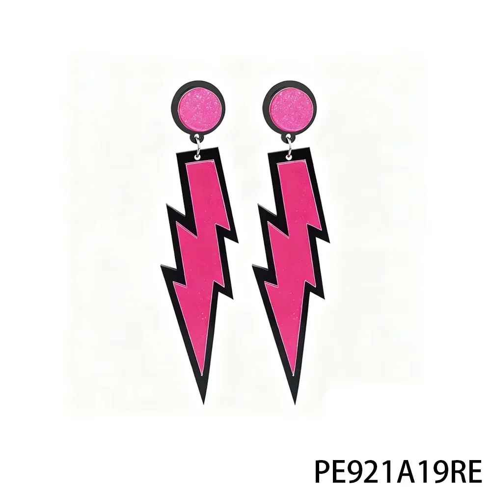 Multi-Color Lightning Bolt Earrings, Neon & Graffiti Style, Halloween & 80s Party Costume Accessory for Women
Multi-Color Lightning Bolt Earrings, Neon & Graffiti Style, Halloween & 80s Party Costume Accessory for Women