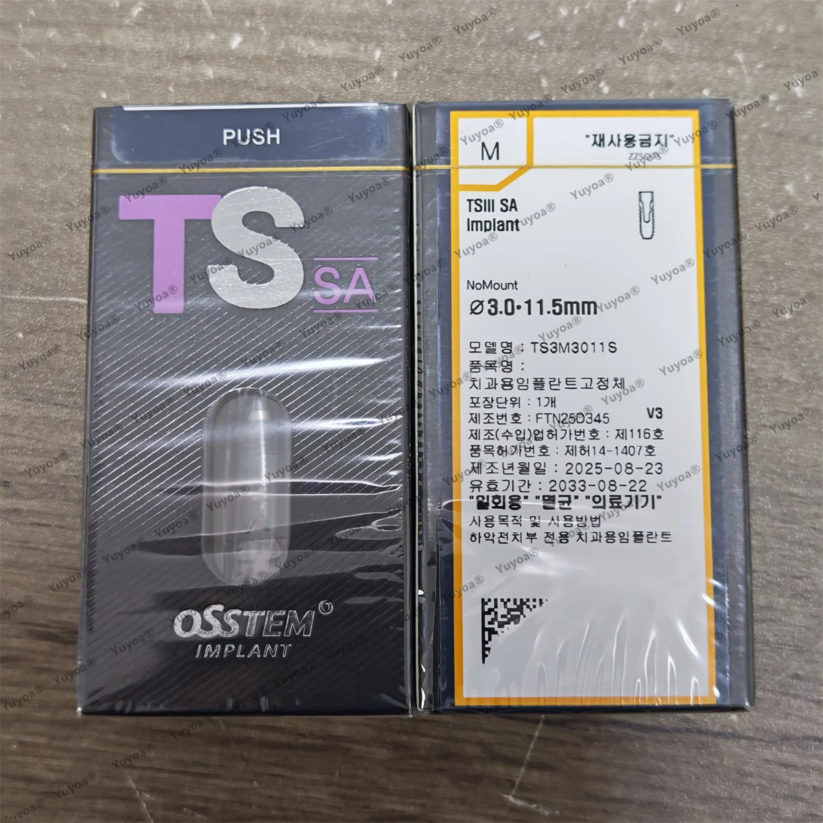 Dental Implant Fixture Osstem TS System Original OSS Orthodontic Micro Mini Bone Screw Anchoring Surgical Tool
Dental Implant Fixture Osstem TS System Original OSS Orthodontic Micro Mini Bone Screw Anchoring Surgical Tool