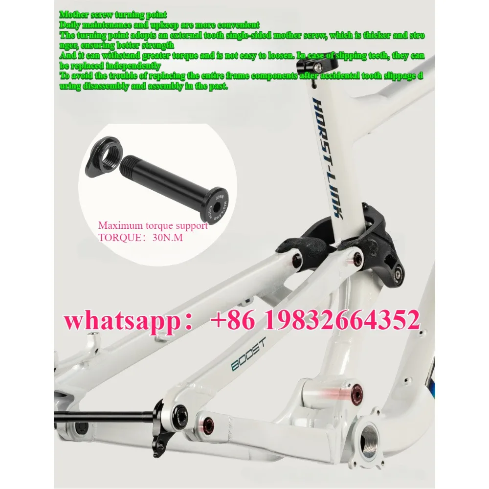 Soft tail B0OST full suspension soft tail mountain bike frame 27.5/29 inches 148 * 12MM bucket axle transverse suspension AM/FR
Soft tail B0OST full suspension soft tail mountain bike frame 27.5/29 inches 148 * 12MM bucket axle transverse suspension AM/FR