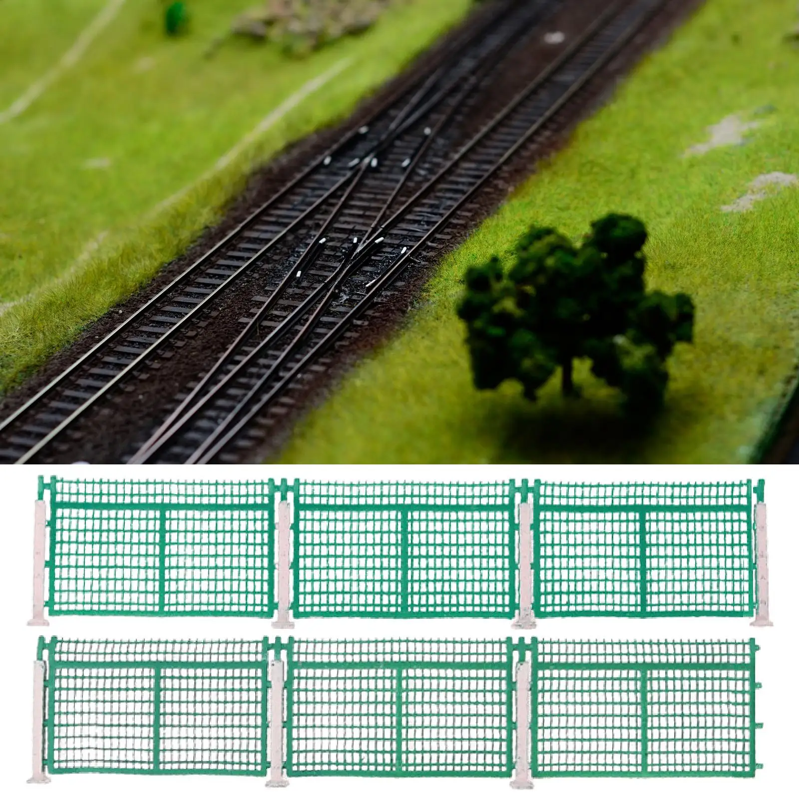 HO Scale Fence Scenery Accessories Landscape Building Accessories Lifelike Miniature Model for Model Trains Model Building
HO Scale Fence Scenery Accessories Landscape Building Accessories Lifelike Miniature Model for Model Trains Model Building